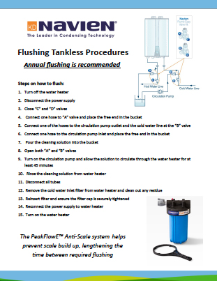 Flushing Tankless Procedure PDF